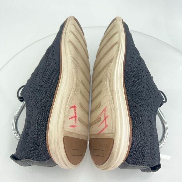 Cole Haan Mens OriginalGrand Knit Oxford Sneaker Size 8 M Black Stitchlite Shoe - Picture 9 of 13
